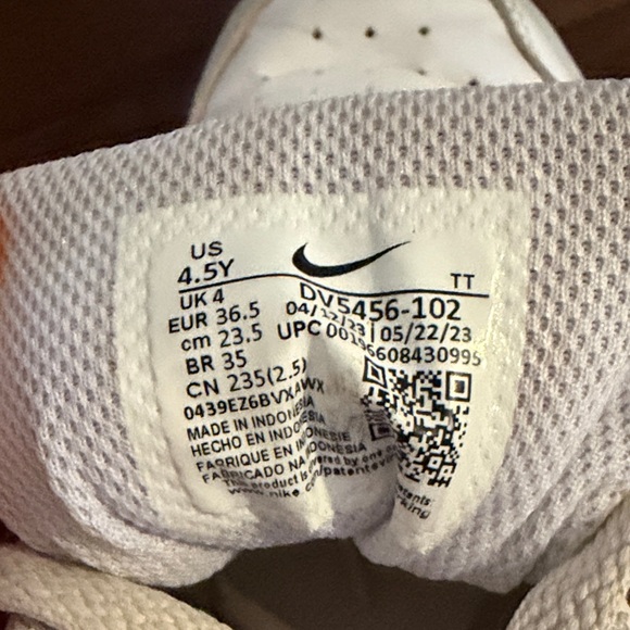 Nike(GS) Nike Court Borough Low 2 'Geode Teal White' - Picture 4 of 5